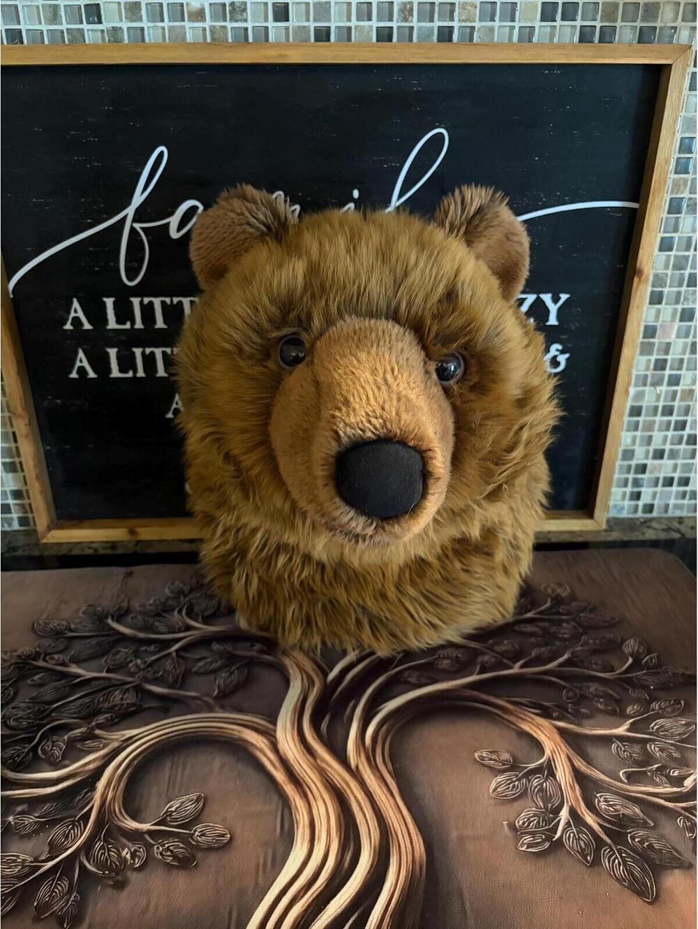 Faux taxidermy bear